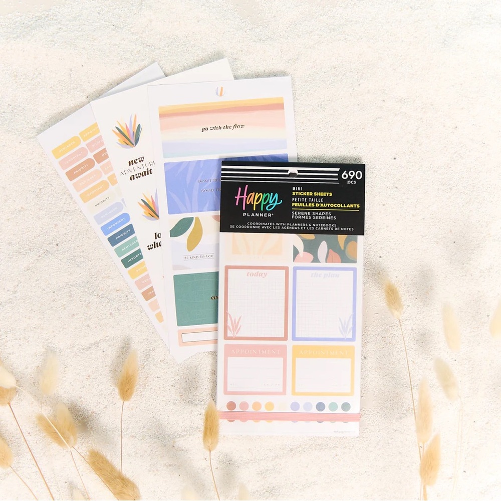 Happy Planner Serene Sticker Collection